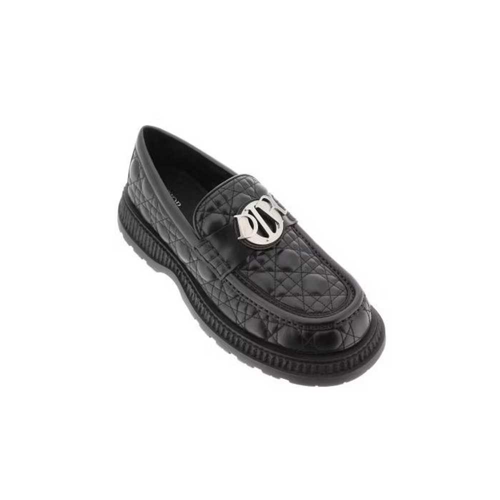 Dior o1s22i1n0524 Leather Buffalo Shoes in Black - image 4