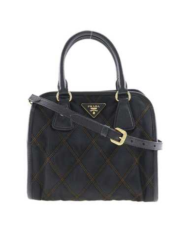 Prada Chic Nylon Handbag with Magnetic Closure