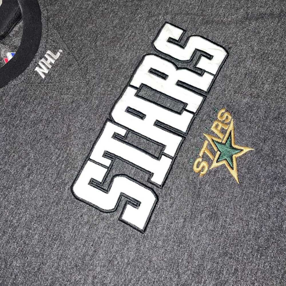 Vintage Dallas Stars Long Sleeve Shirt Majestic X… - image 5