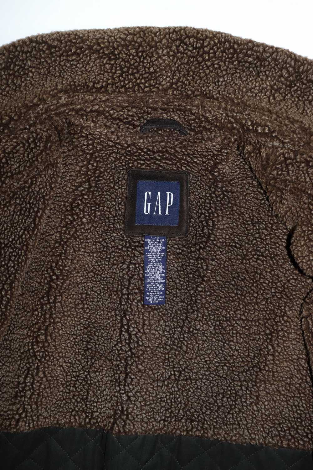 Gap × Vintage GAP Vintage Dark Brown Calf Suede L… - image 12