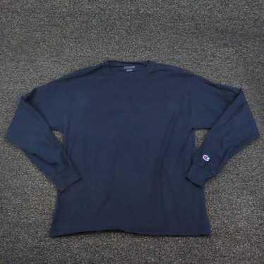 Champion Champion Shirt Adult Large Navy Blue Lon… - image 1