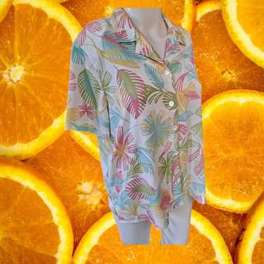 Other Alfred Dunner Petite Button Up Hawaiian Styl
