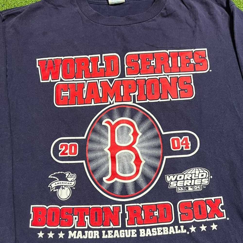 vintage boston red sox world series champions shi… - image 2
