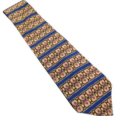 Metropolitan Museum of Art Silk Necktie Dark Blue… - image 1