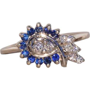 Antique Eye of Providence Ring with Sapphires and 
