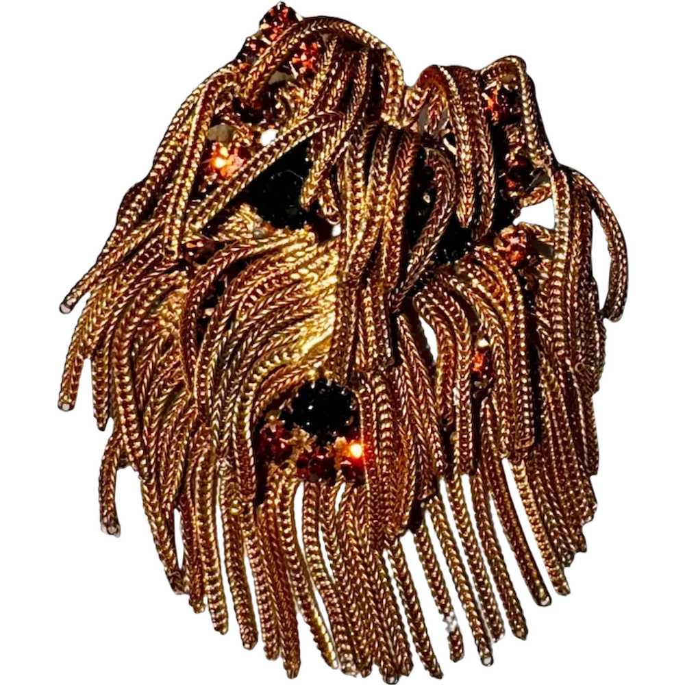 Dominique Shaggy Dog Brooch - image 1