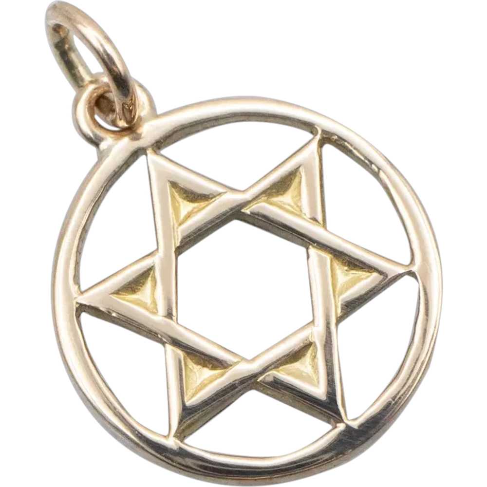 Vintage Star of David Pendant - image 1