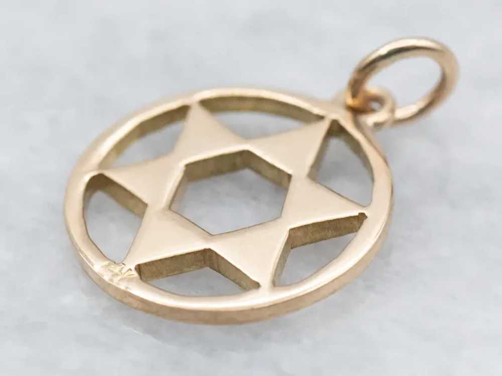 Vintage Star of David Pendant - image 2