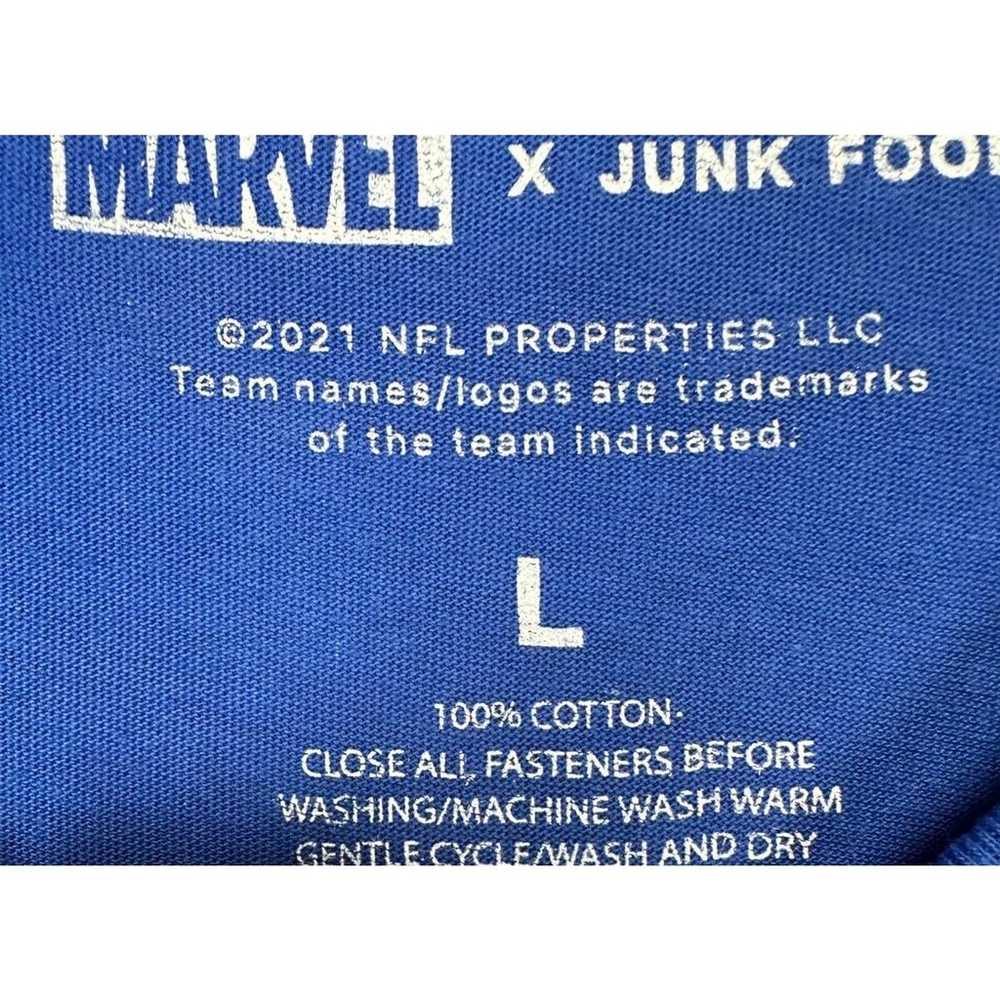Marvel Junk Food Shirt Mens Large Blue Avengers N… - image 3