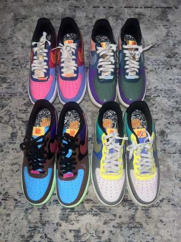 Nike × Undefeated Undefeated Air Force 1 Lot of 4 