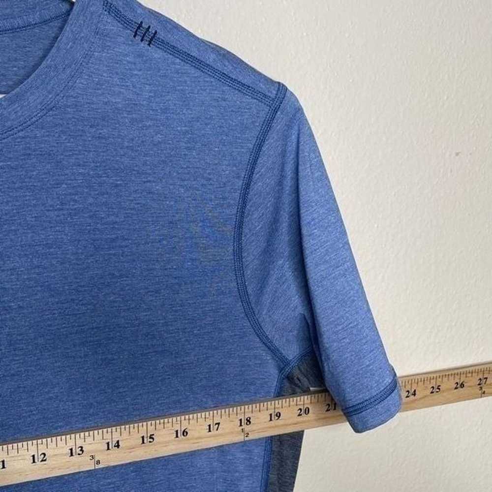 Lululemon Shirt Mens Large Blue Gray Short Sleeve… - image 5