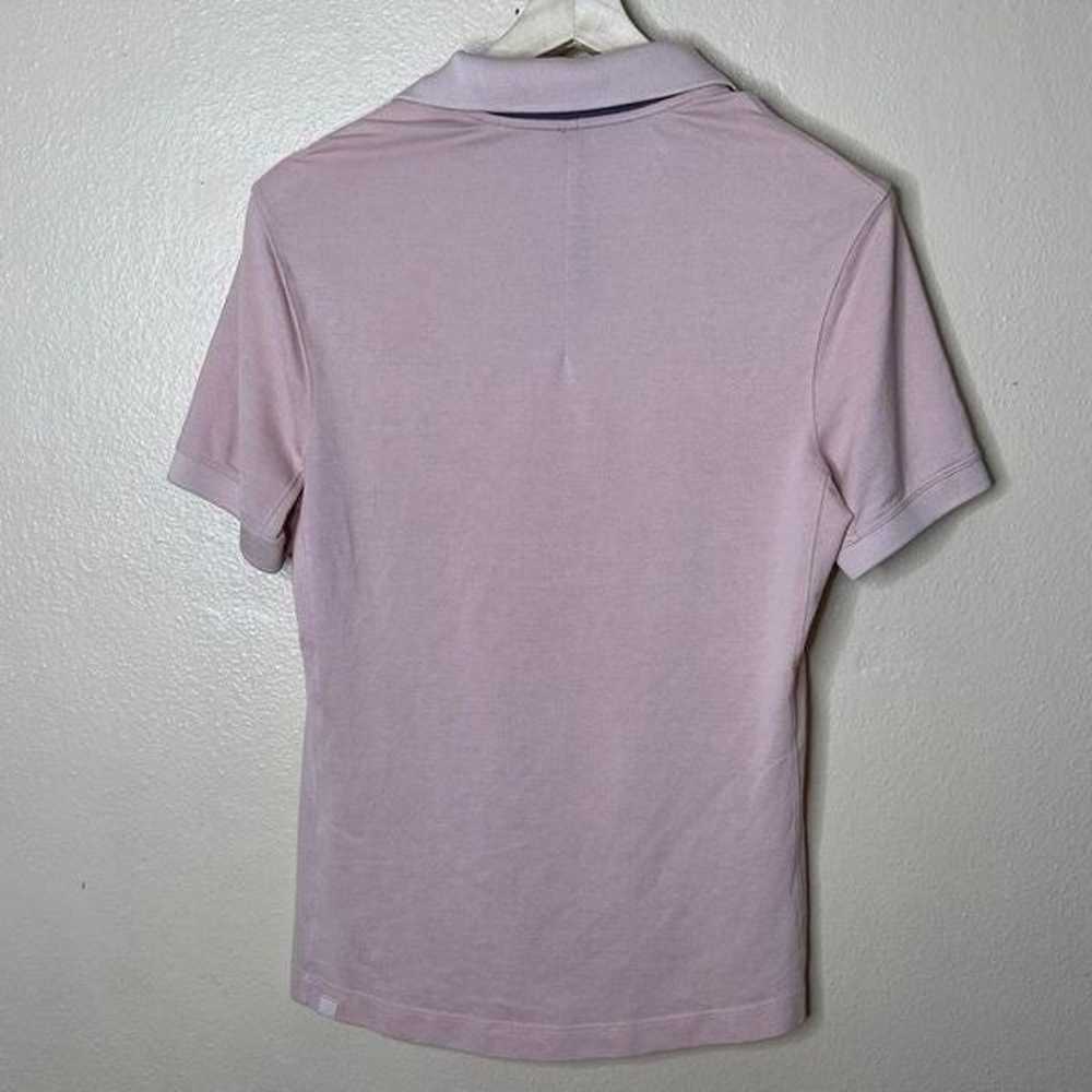 Lululemon Shirt Mens Small Pink Polo Short Sleeve… - image 10