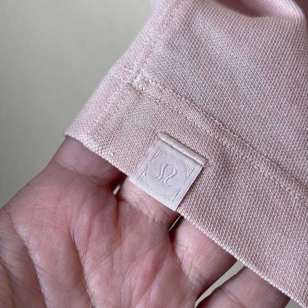 Lululemon Shirt Mens Small Pink Polo Short Sleeve… - image 9