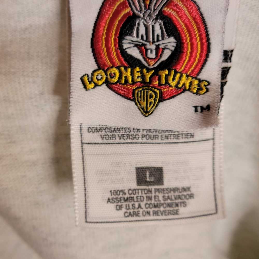 Vintage 1997 Looney Tunes Taz a Dads Work Shirt L… - image 4