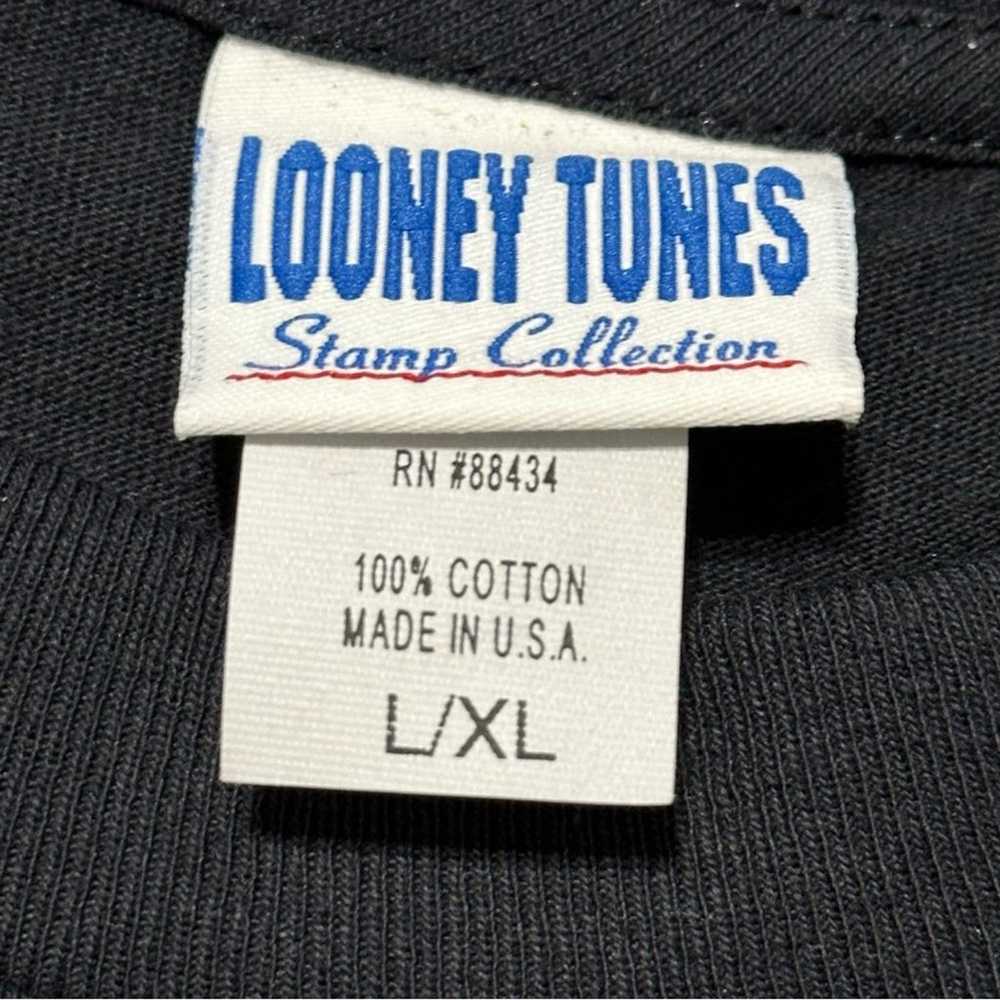 1997 Vintage Looney Tunes Mens L XL Black What's … - image 5