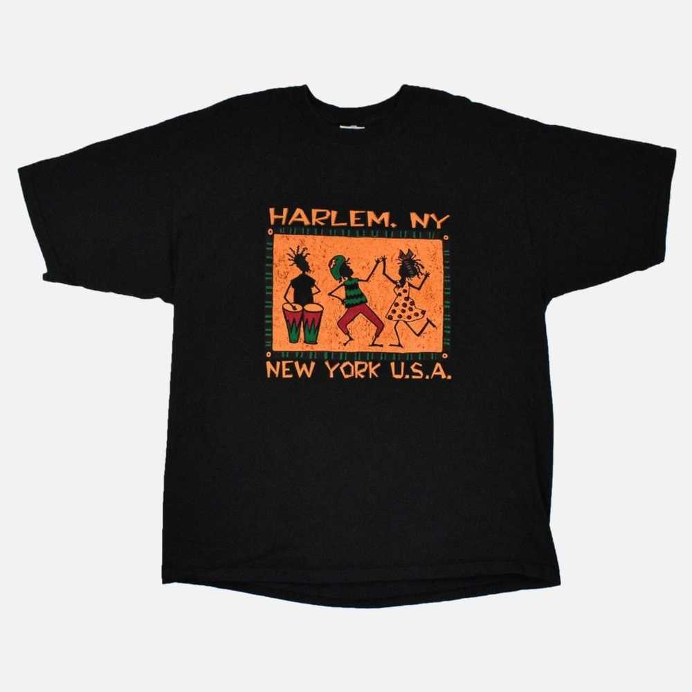 Vintage Harlem New York Afrocentric T-shirt - XL - image 1