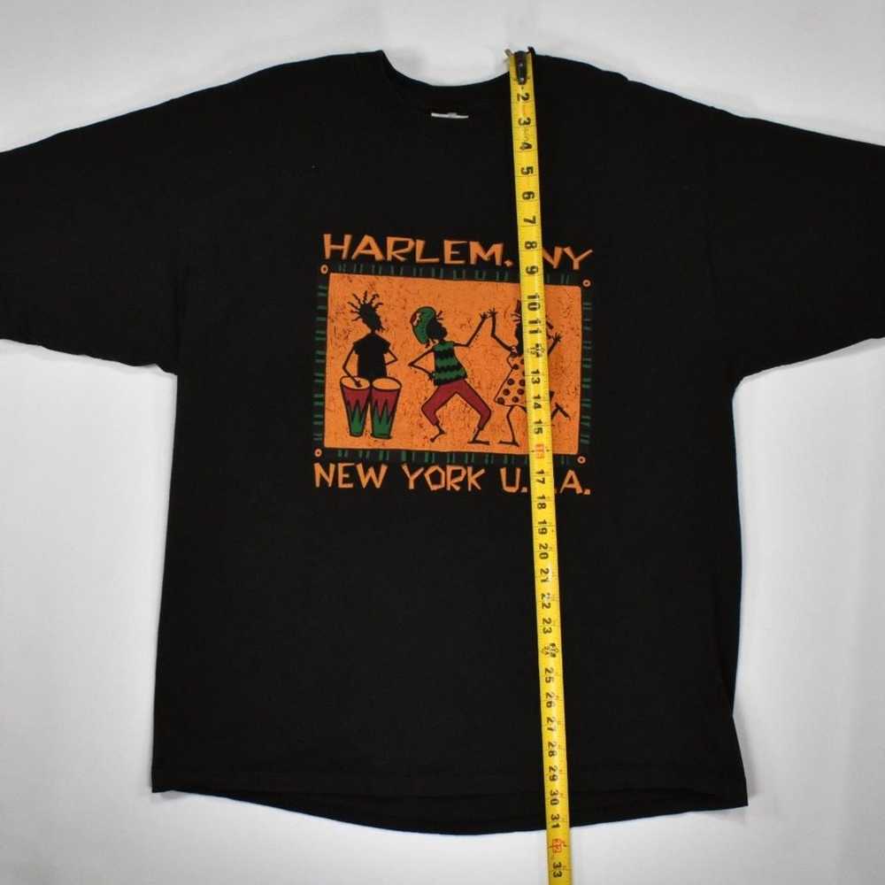 Vintage Harlem New York Afrocentric T-shirt - XL - image 8