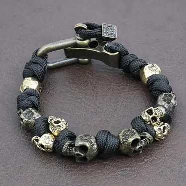Japanese Brand × Jewelry × Streetwear Skull Brace… - image 1