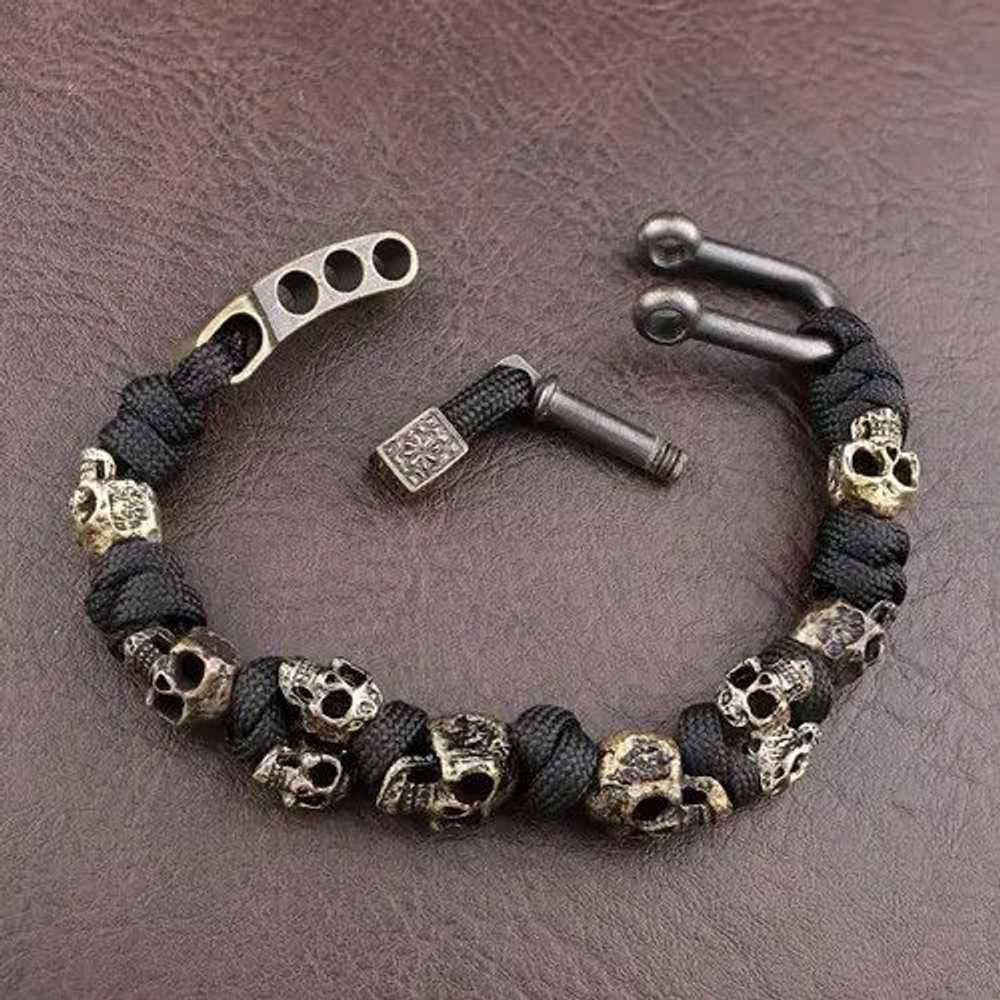Japanese Brand × Jewelry × Streetwear Skull Brace… - image 3