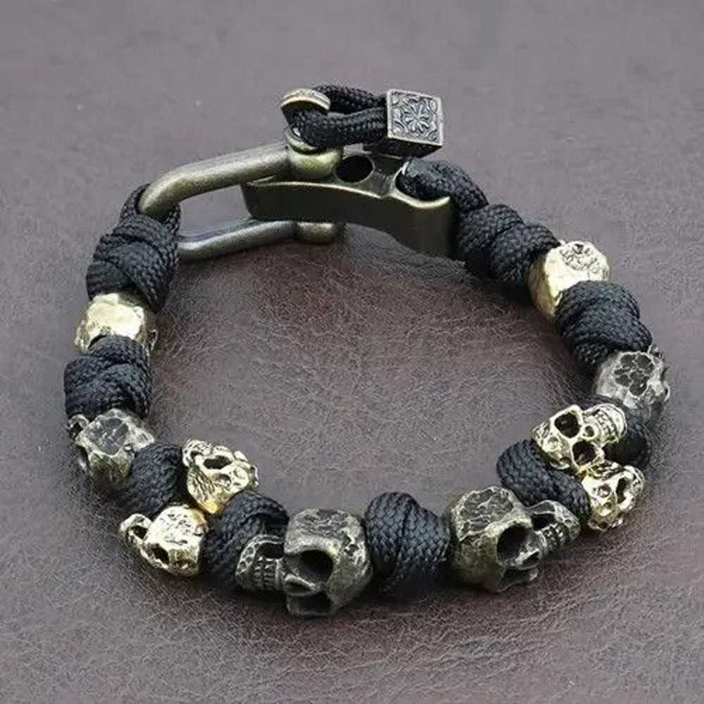Japanese Brand × Jewelry × Streetwear Skull Brace… - image 4