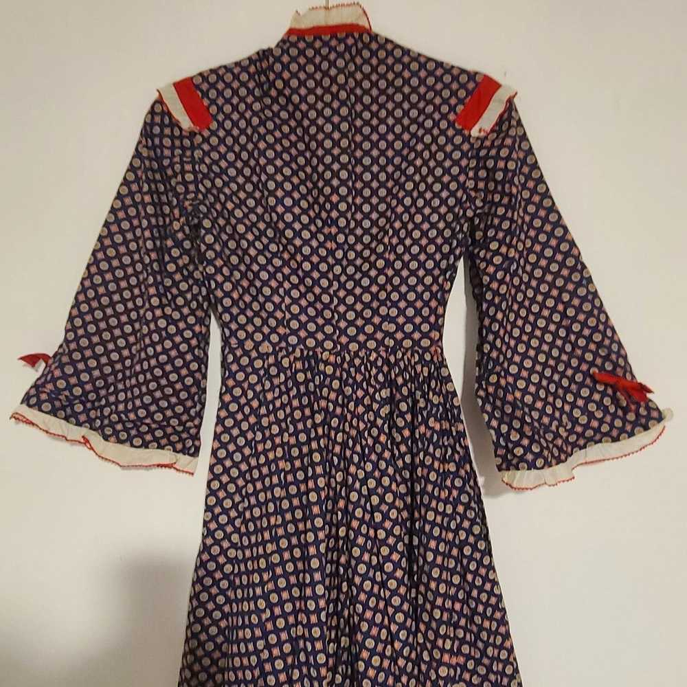 Handmade Damaged Vintage Handmade Praire Dress - image 5