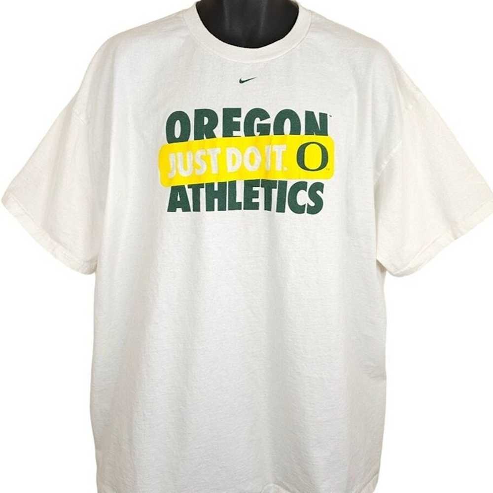 Vintage Oregon Ducks T Shirt Mens Size 2XL White … - image 1