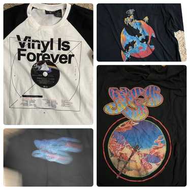 4 Yes and Pink Floyd xl shirts fragile tdsotm - image 1