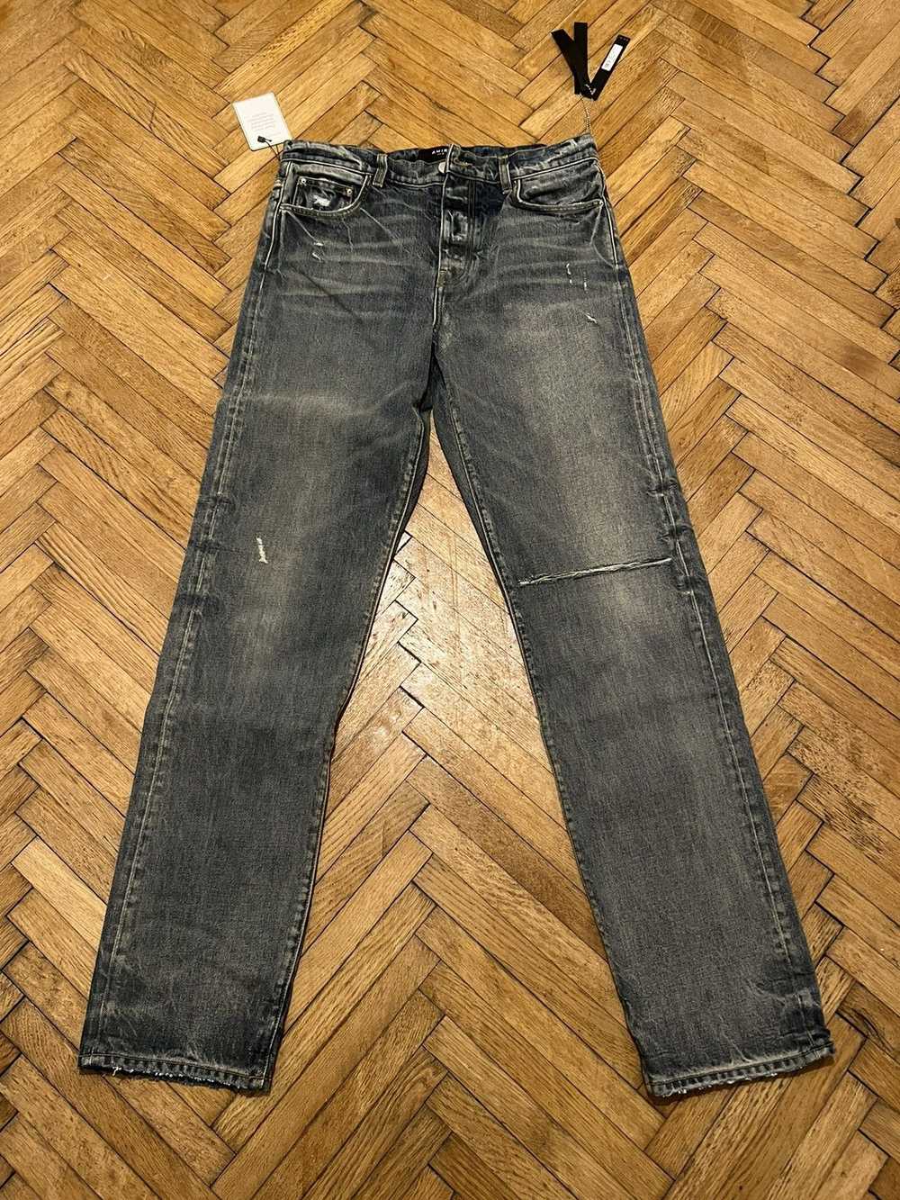 Amiri Distressed straight leg jeans - image 2