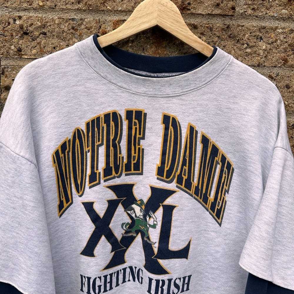 Vintage Notre Dame Salem Sportswear Crewneck - image 4