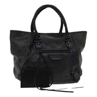 Balenciaga Classic Metalic leather handbag - image 1