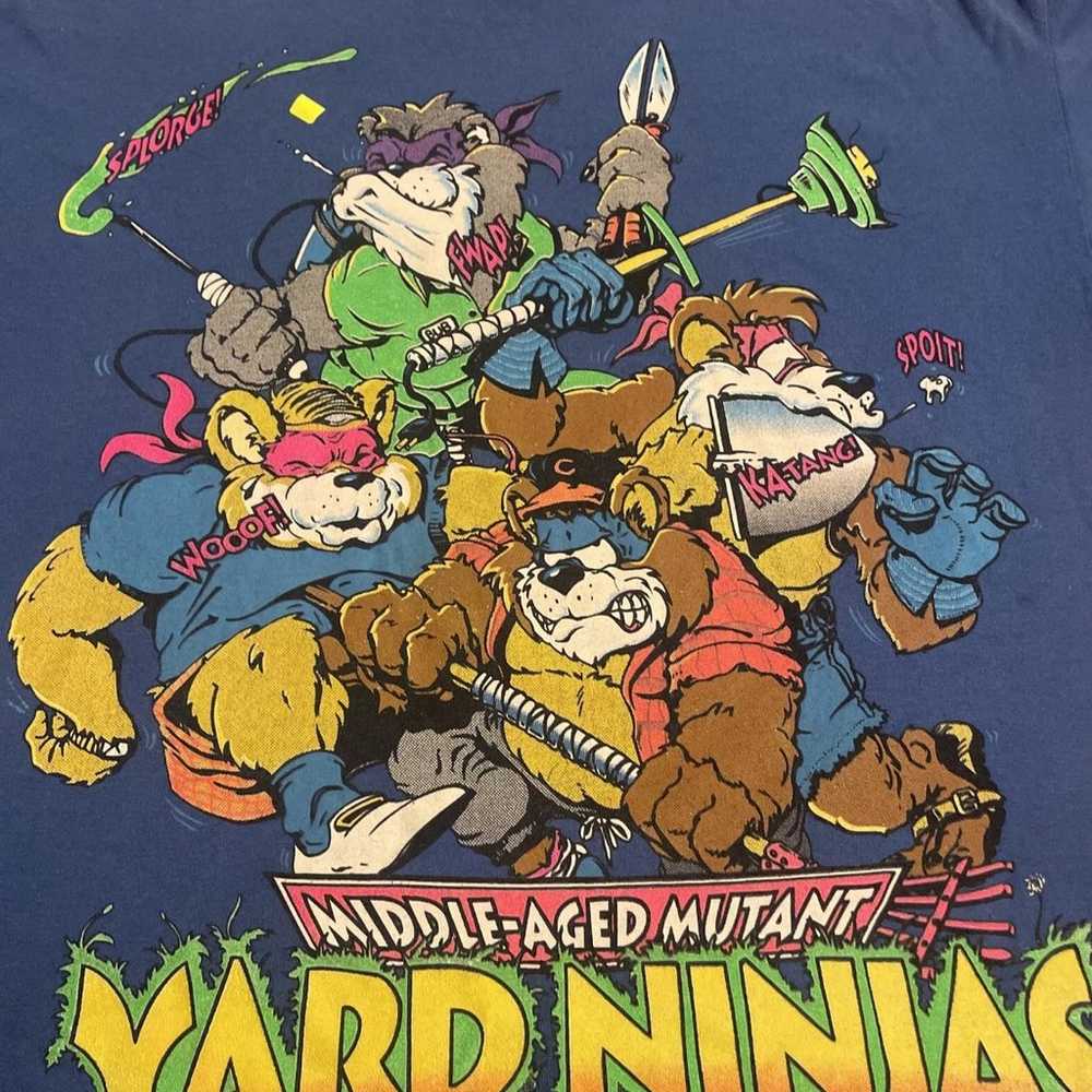 Vintage Teenage Mutant Ninja Turtles 90s Shirt La… - image 8