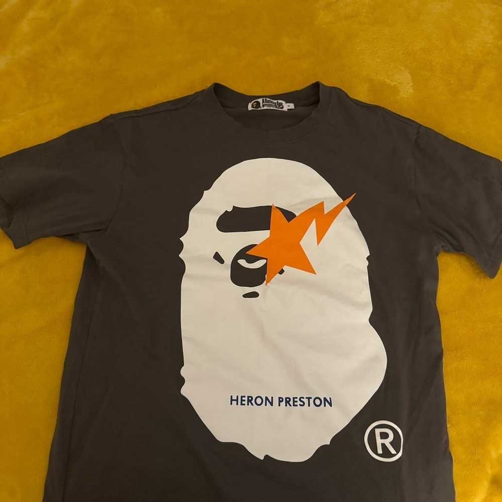 Bape x heron Preston T-shirt - image 1