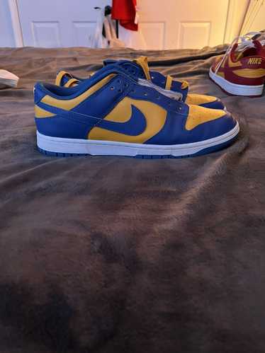 Nike deals Dunk Low Retro Blue Yellow UCLA Shoes Mens Size 12.5 / 14 Women’s Sneakers