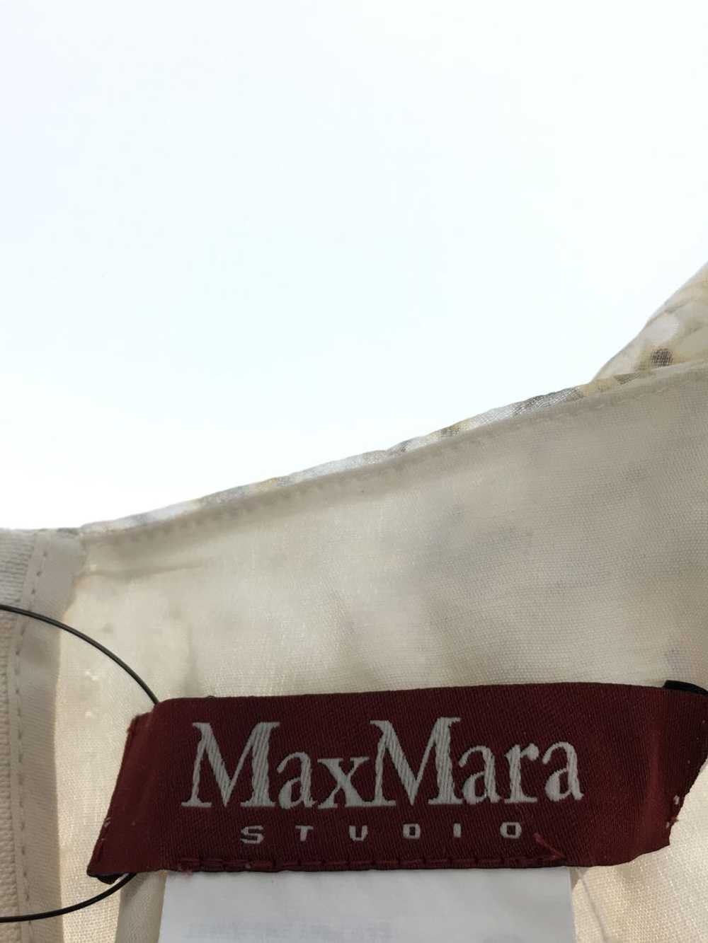 Used MAX MARA Studio Short Sleeve Dress/--/--/Whi… - image 3