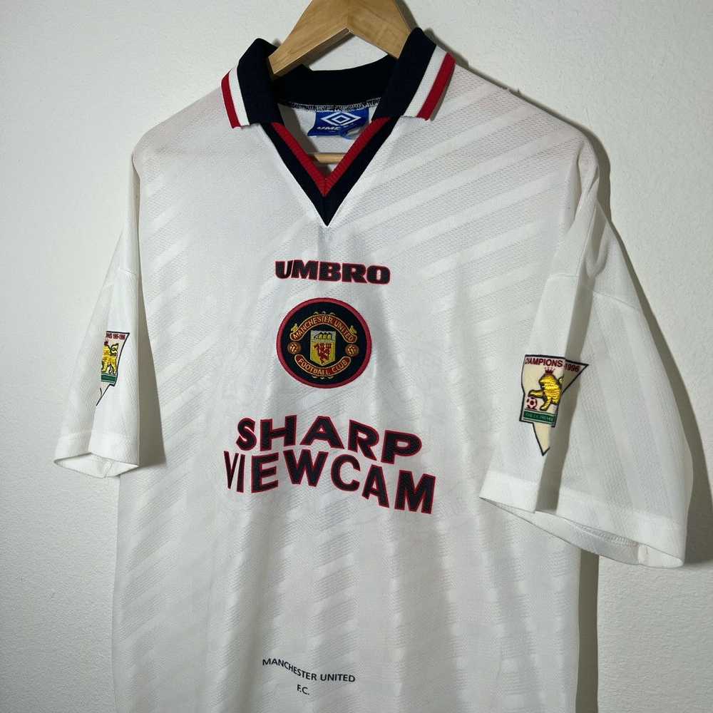 Manchester United × Soccer Jersey × Umbro Manches… - image 4