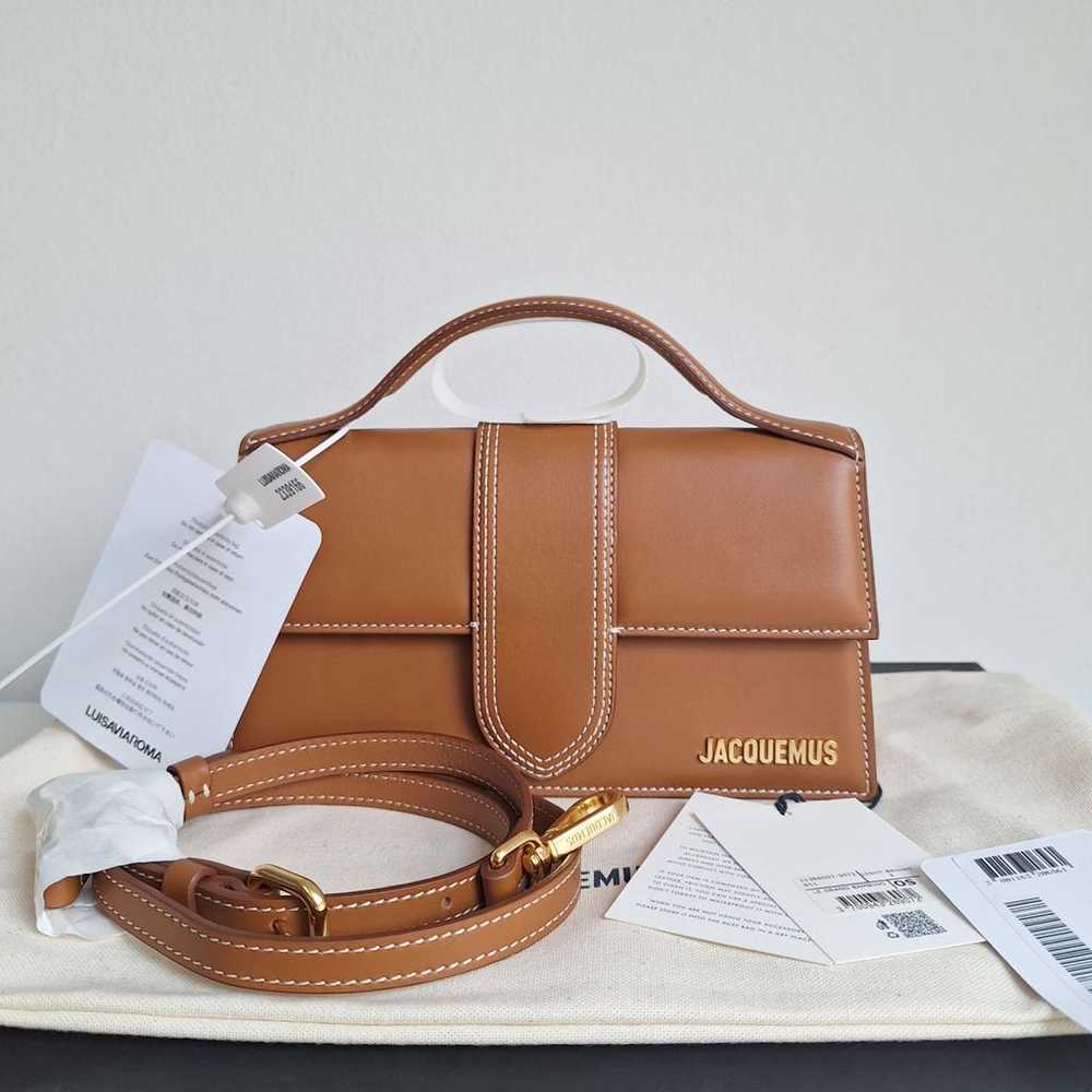 Jacquemus Le Grand Bambino leather handbag - image 5