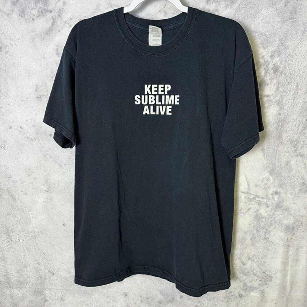 Vintage Keep Sublime Alive T Shirt Mens Large L B… - image 2