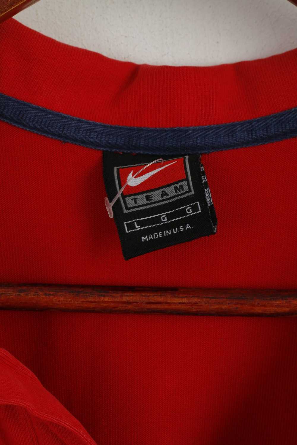 Nike × Tee × Vintage Nike Team Men L Polo Shirt R… - image 3