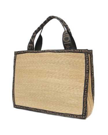Fendi Elegant Beige Synthetic Handbag