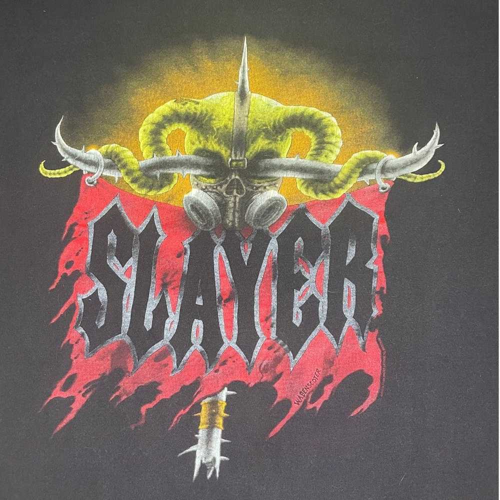 1993 Vintage Slayer Shirt - image 4
