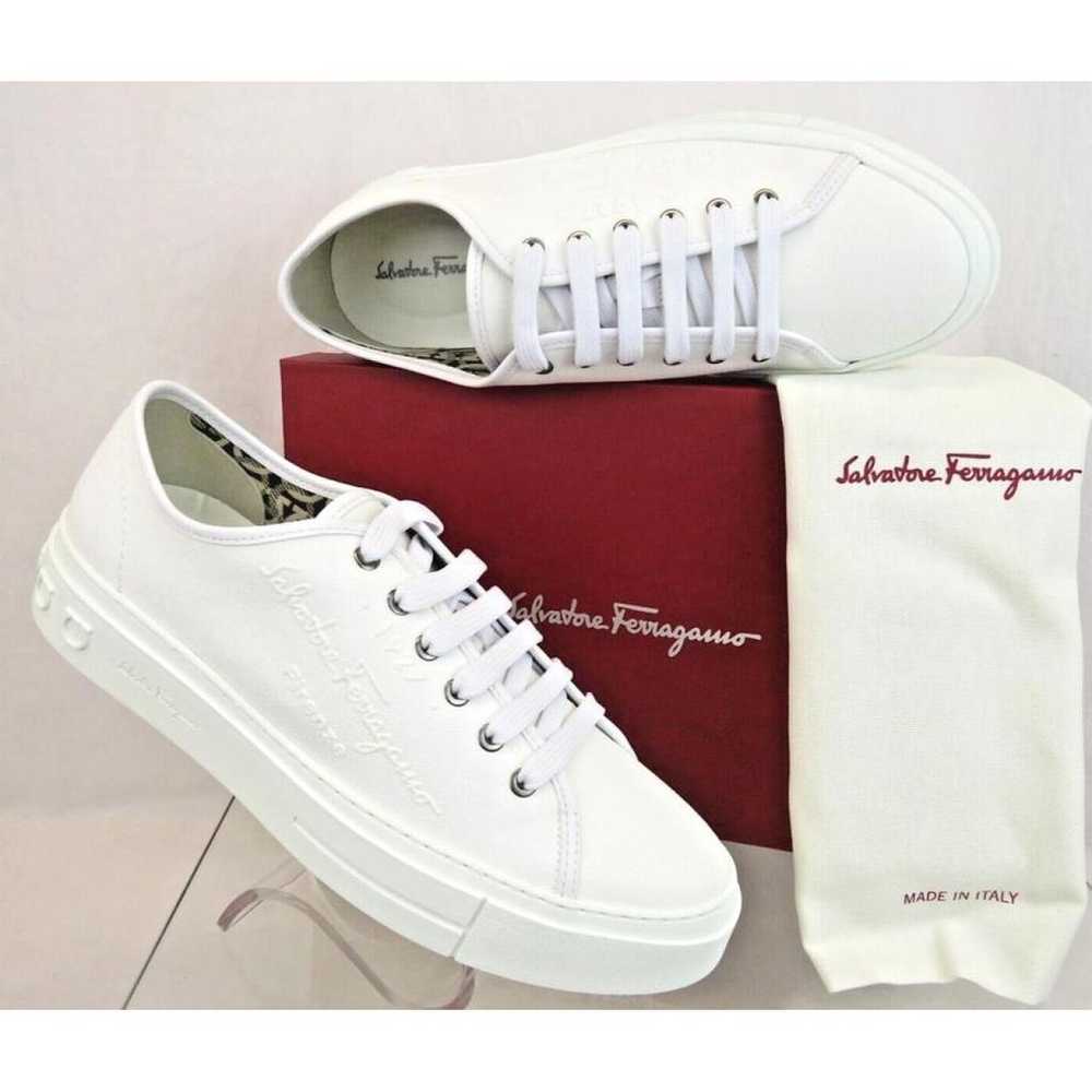 Salvatore Ferragamo Cloth low trainers - image 2