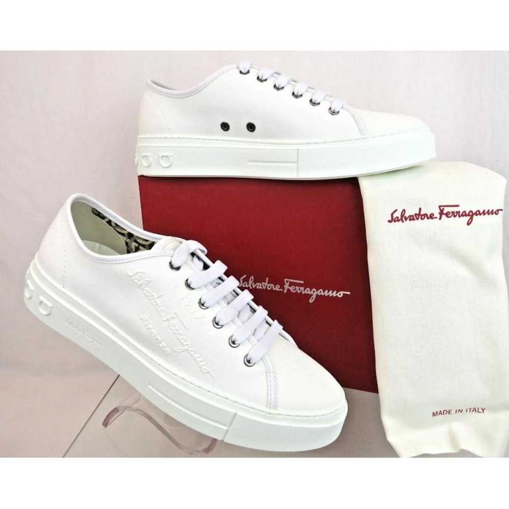 Salvatore Ferragamo Cloth low trainers - image 3