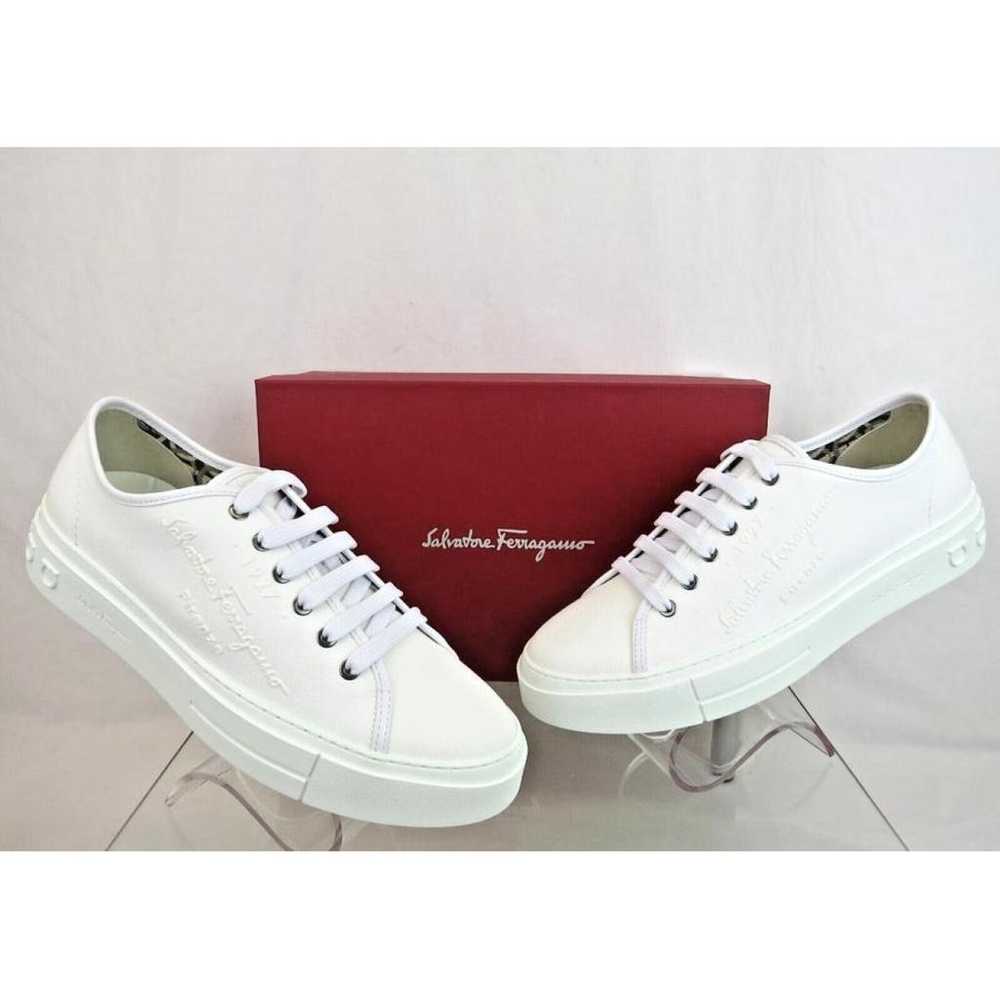 Salvatore Ferragamo Cloth low trainers - image 5