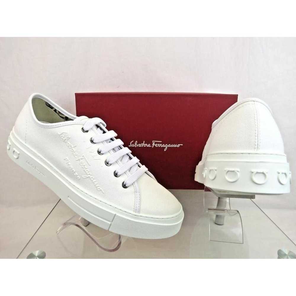 Salvatore Ferragamo Cloth low trainers - image 6