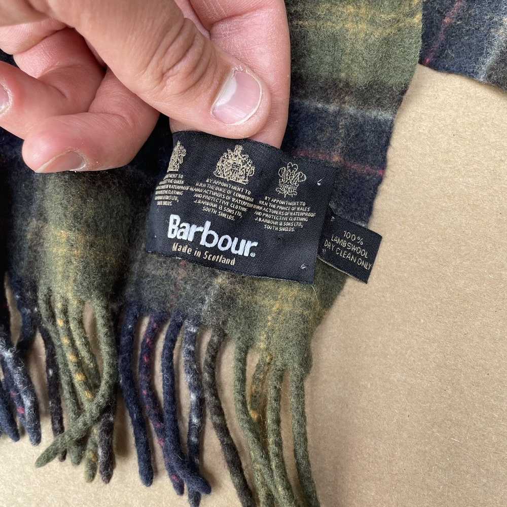 Barbour × Streetwear × Vintage Barbour scarf 90s … - image 3