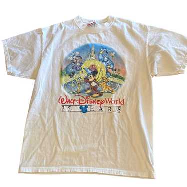 Vintage 25th Anniversary Disneyworld T Shirt in A… - image 1