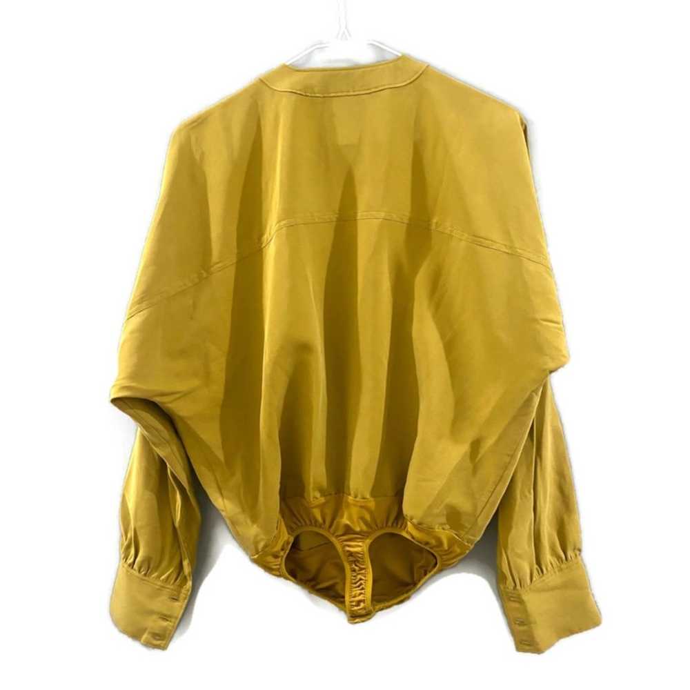 Good American Utility Wrap Bodysuit Golden 2/M - image 7
