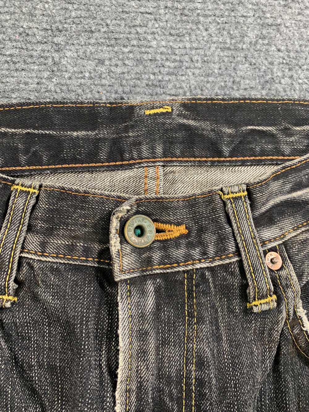 Edwin - Vintage Edwin 505z Selvedge Faded Black J… - image 12