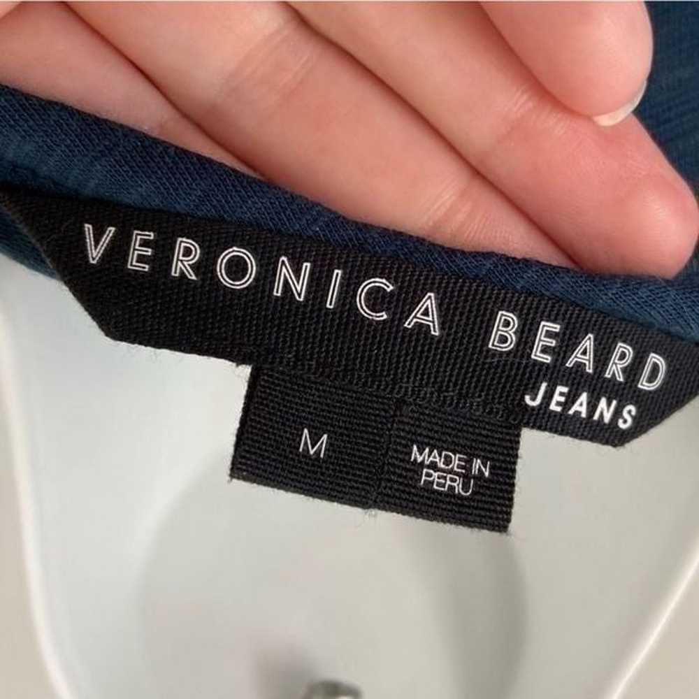 Veronica Beard Jeans Long Sleeve Puff Sleeve Pima… - image 4