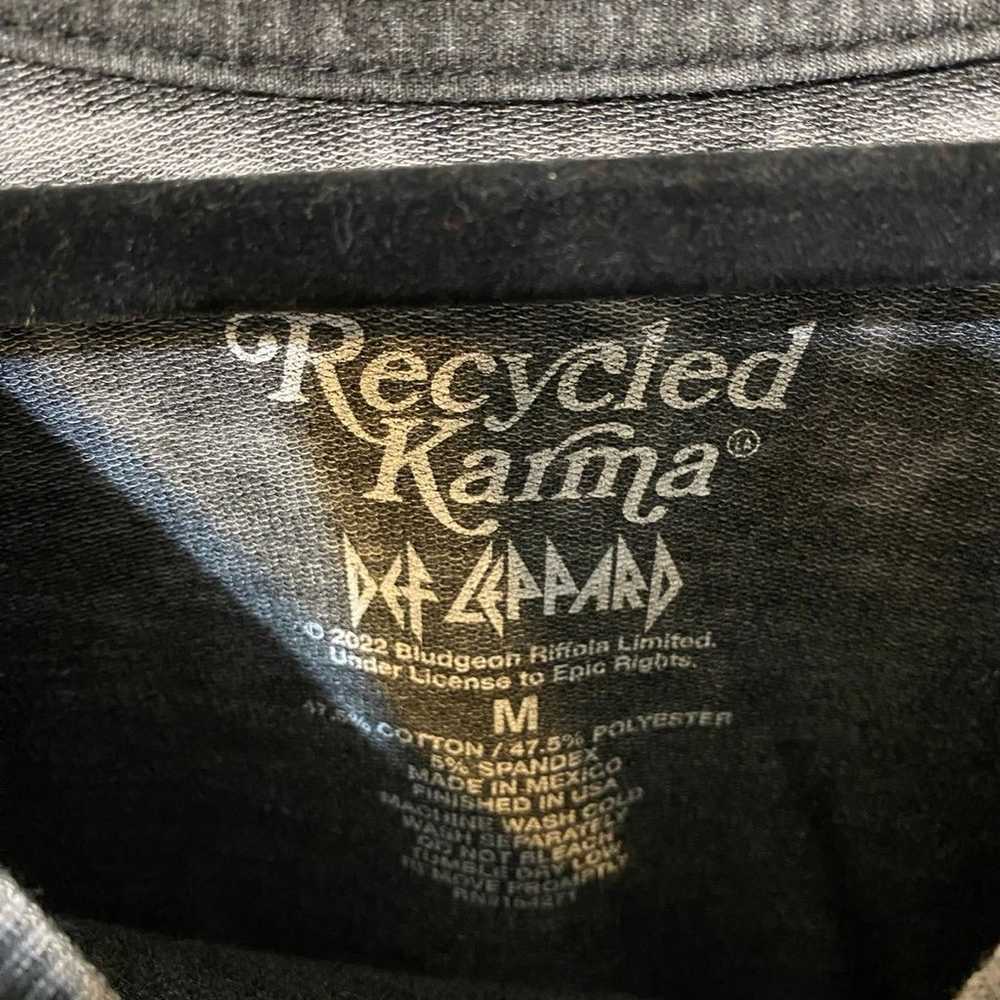 Recycled Karma Def Leppard World Tour 1987 Sweats… - image 5
